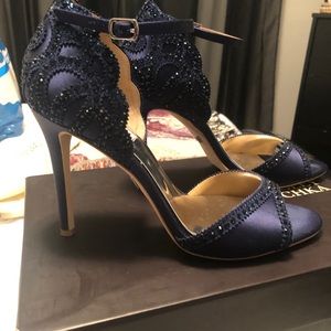 Badgley Miscka NAVY Wedding Shoes